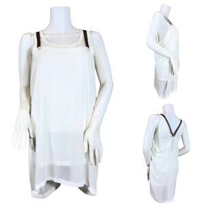 Cop. Copine Yun Top Double Layer Ivory Cream SZ L $298